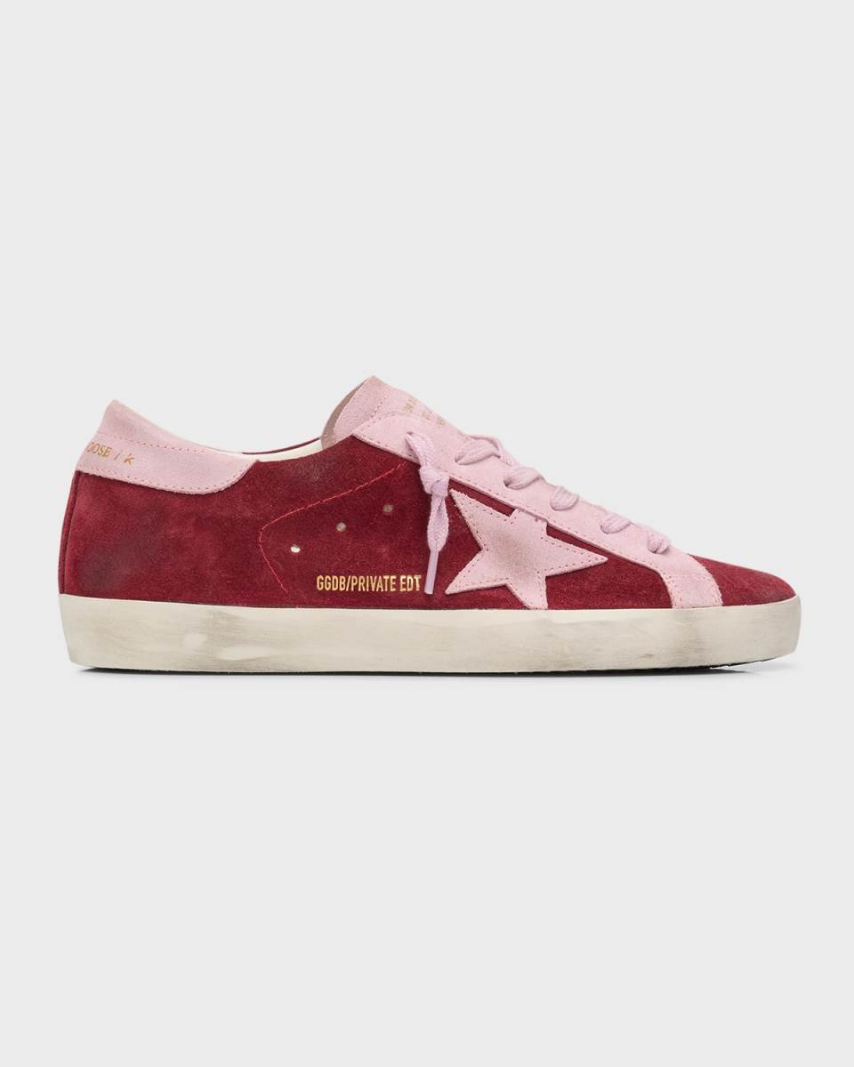 Superstar Bicolor Suede Low-Top Sneakers